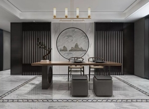 新中式遇見黑白灰，儒雅輕靈，一見傾心